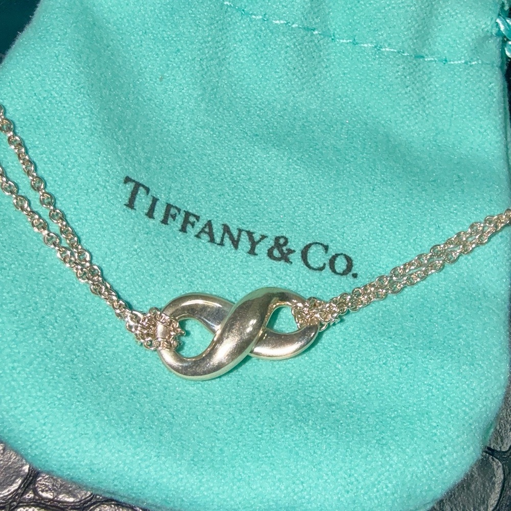 Tiffany & Co. Silver Infinity Necklace